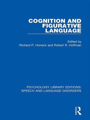 cover image of Cognition and Figurative Language
